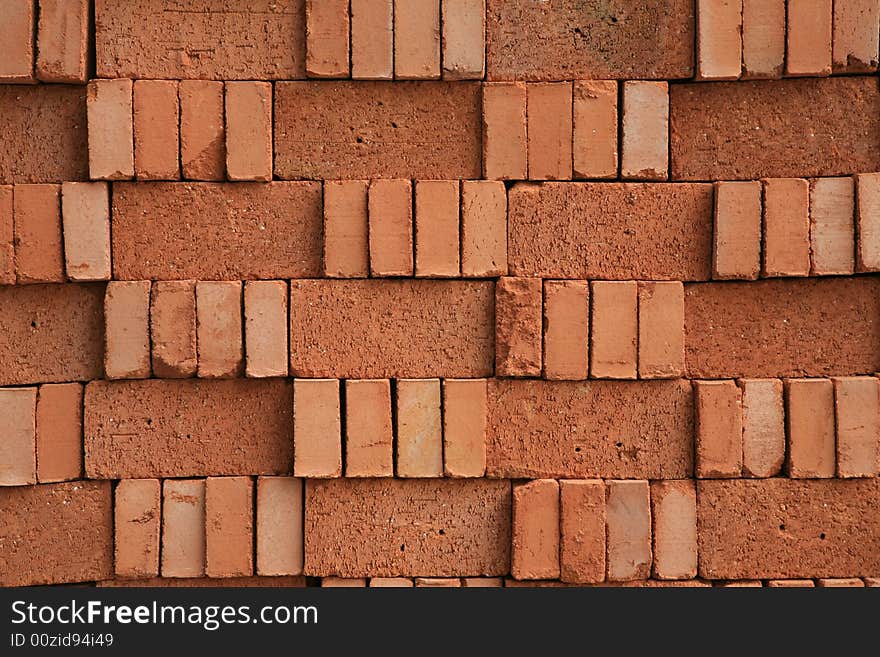 Texture of red brick wall. Texture of red brick wall