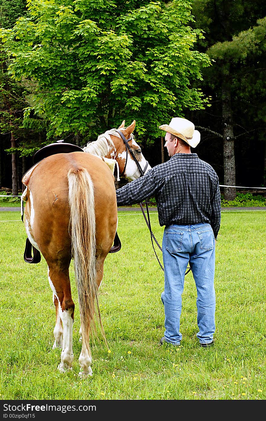 Cowboy and his Horse