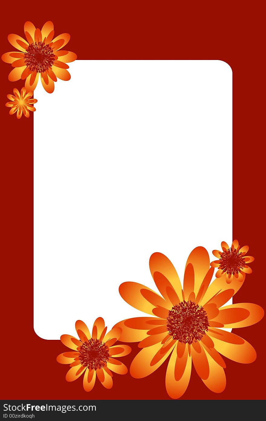 Background with flowers