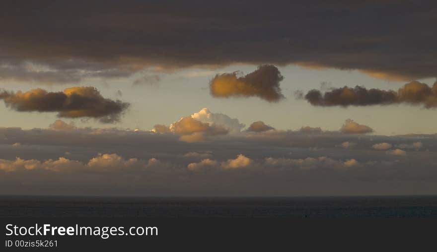 Sky view with different kind of clouds. Sky view with different kind of clouds