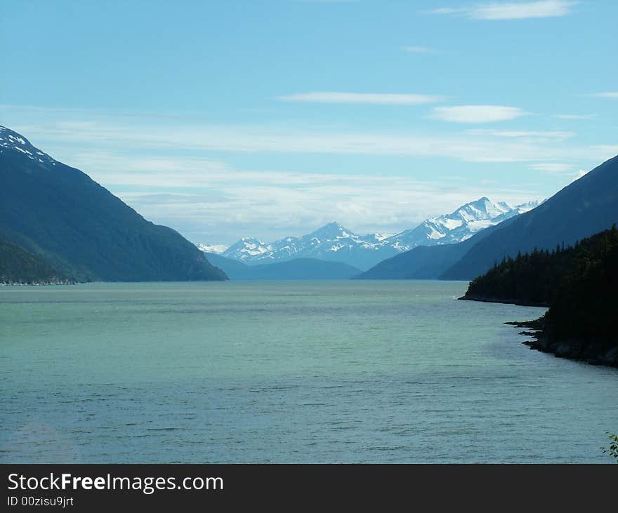 Water inlet at Skagway, Alaska. Water inlet at Skagway, Alaska