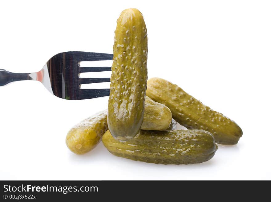 Pickled gherkins