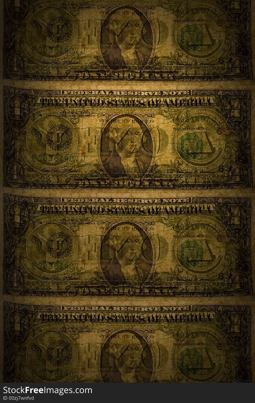 Layer background of US dollar bills. Layer background of US dollar bills