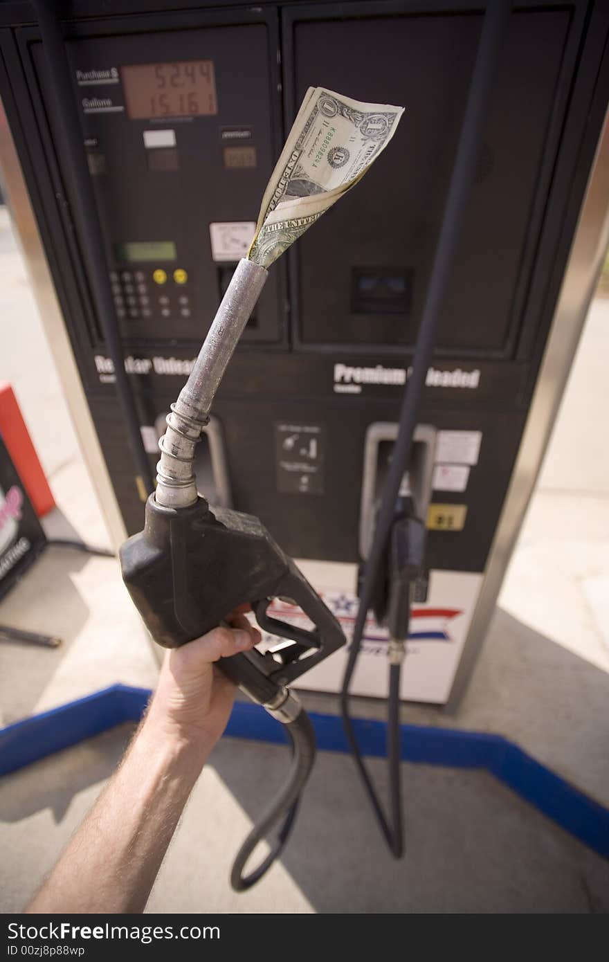 Close up details of gas station pump. Close up details of gas station pump