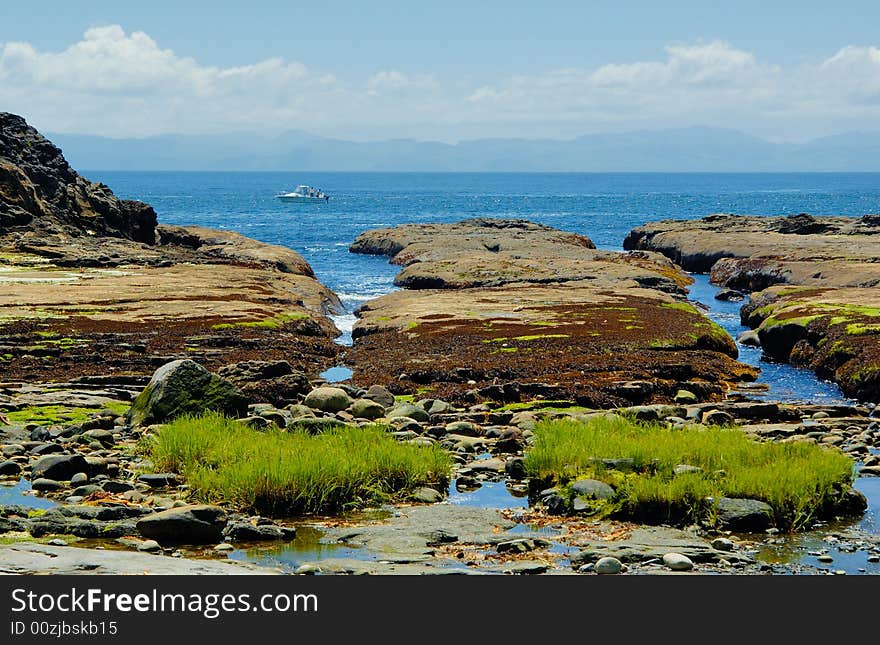 Rocks At The Low Tides