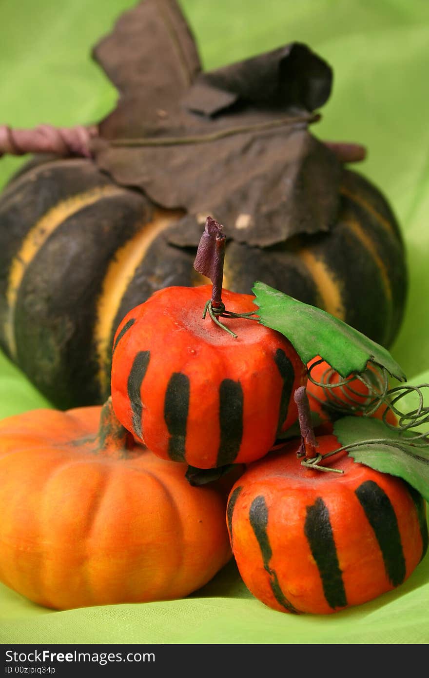 Halloween Pumkins Up Close