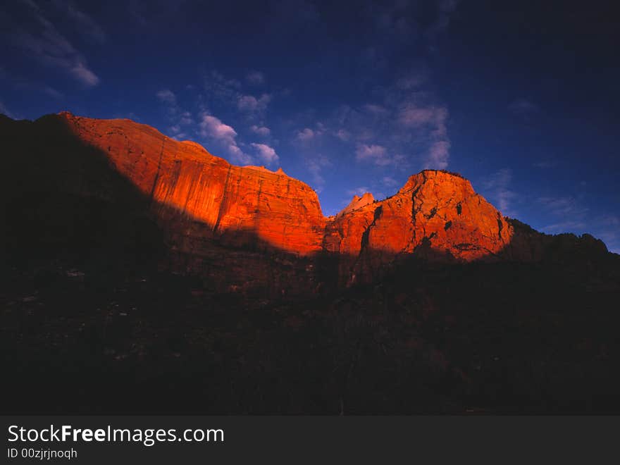 Zion Sunrise, Zion National Park