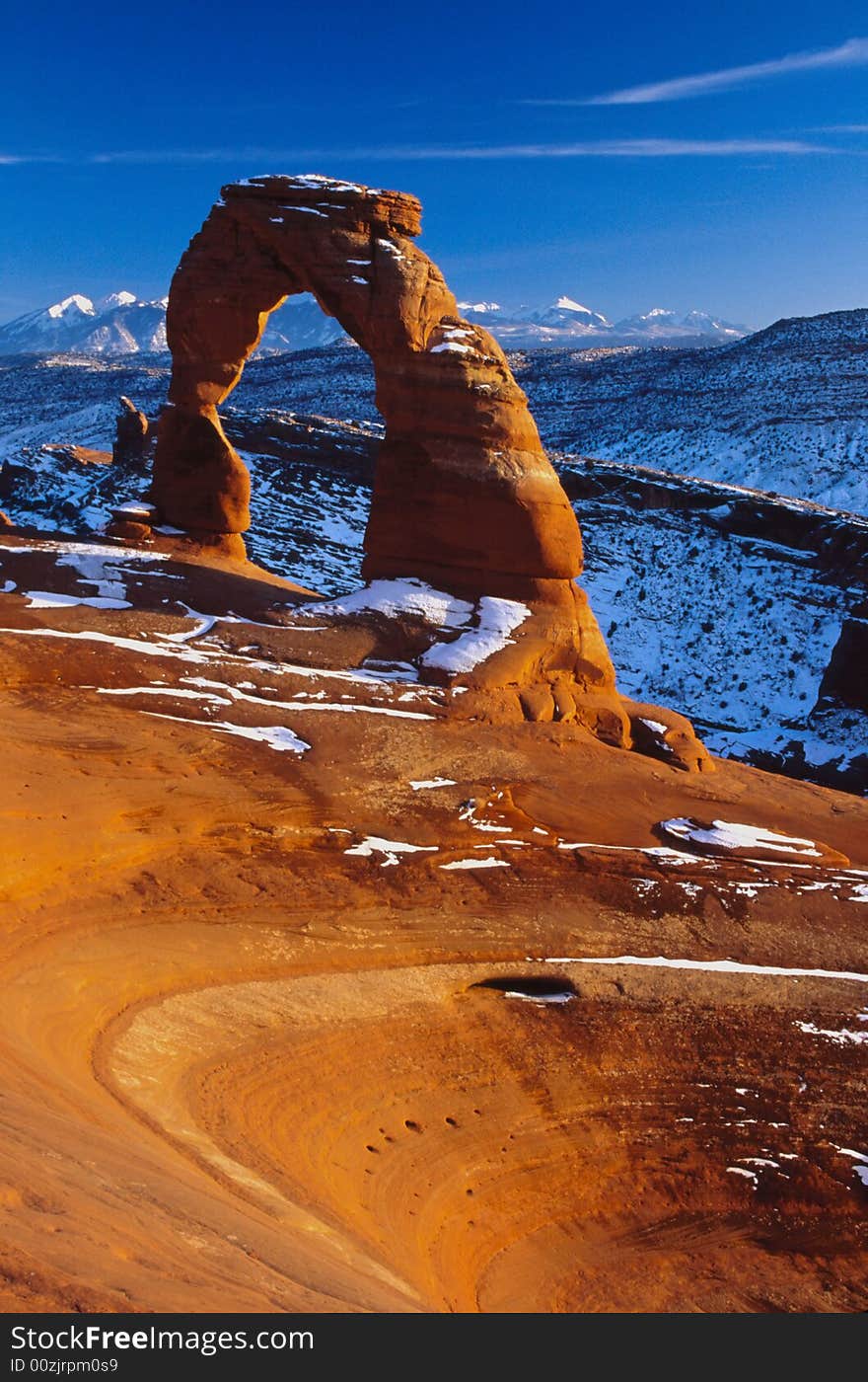 Delicate Arch under Millienium sunset, Utah