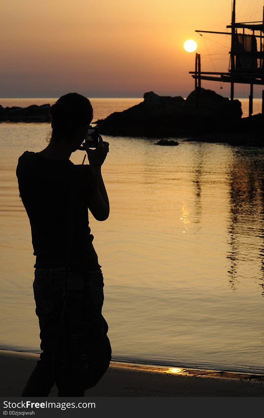 Trabocco into the sunset