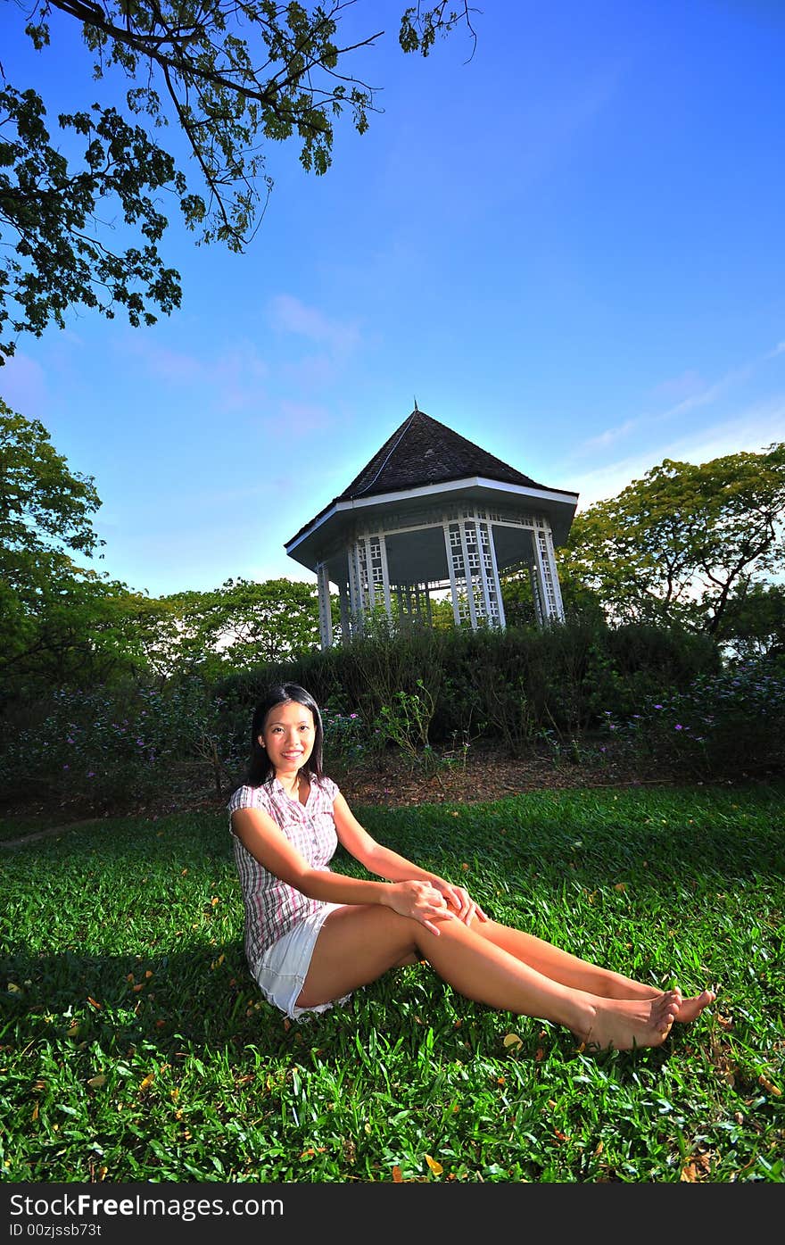 Picture of a Happy Girl out in the park. Indicative of mood, joyous occasion, promotion of healthy living and lifestyle. Picture of a Happy Girl out in the park. Indicative of mood, joyous occasion, promotion of healthy living and lifestyle.