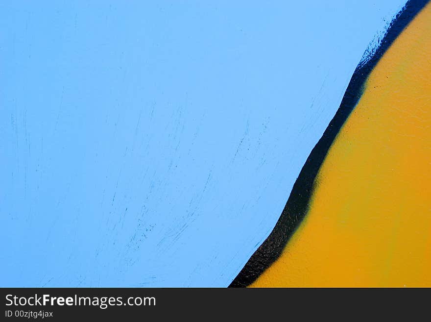 Abstract image of a coastline. Abstract image of a coastline