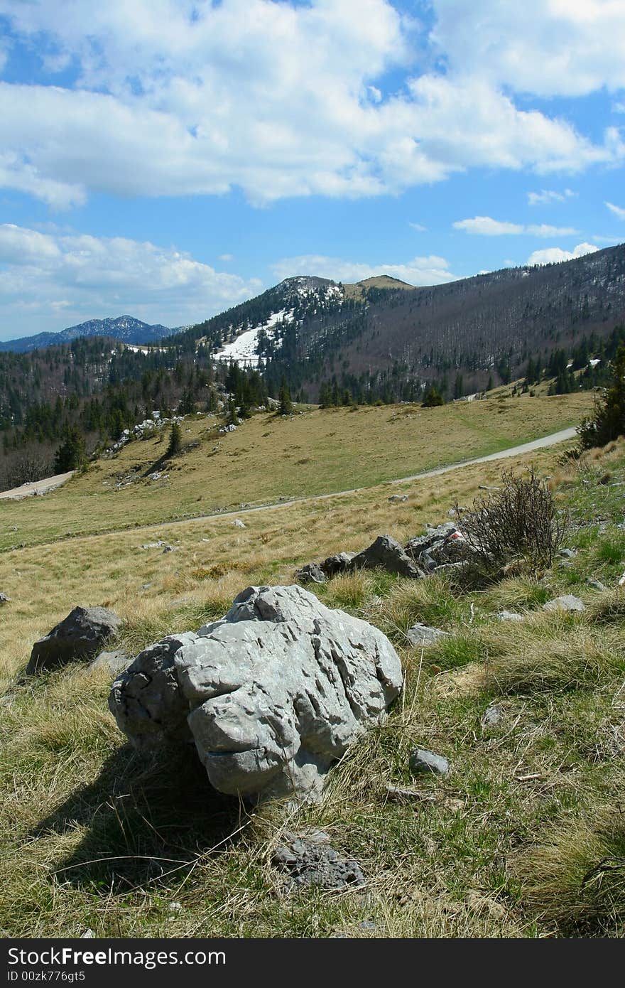 Mountain Scene, Velebit, Croatia