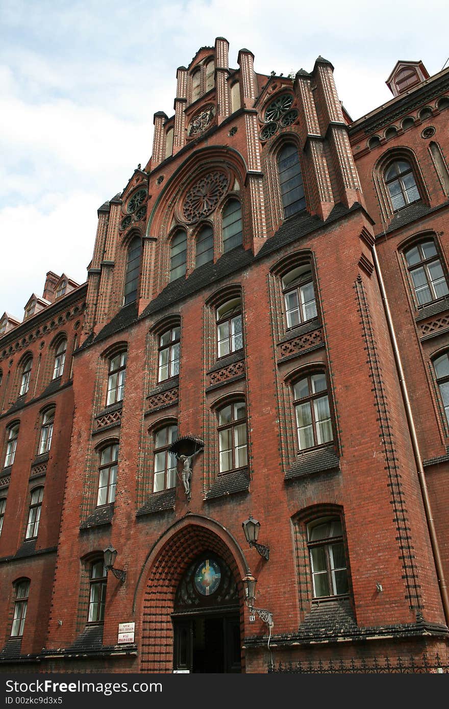 Old architecture details, Wroclaw, Poland, Ostrow Tumski