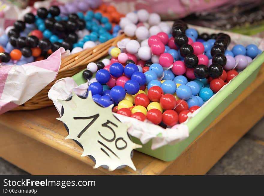 Multi-colored beads