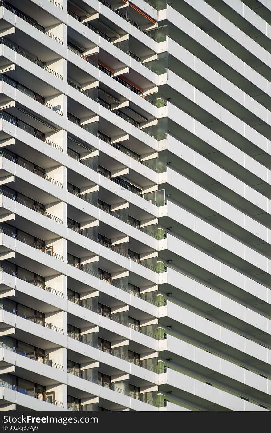 A Beach hotels facade detail