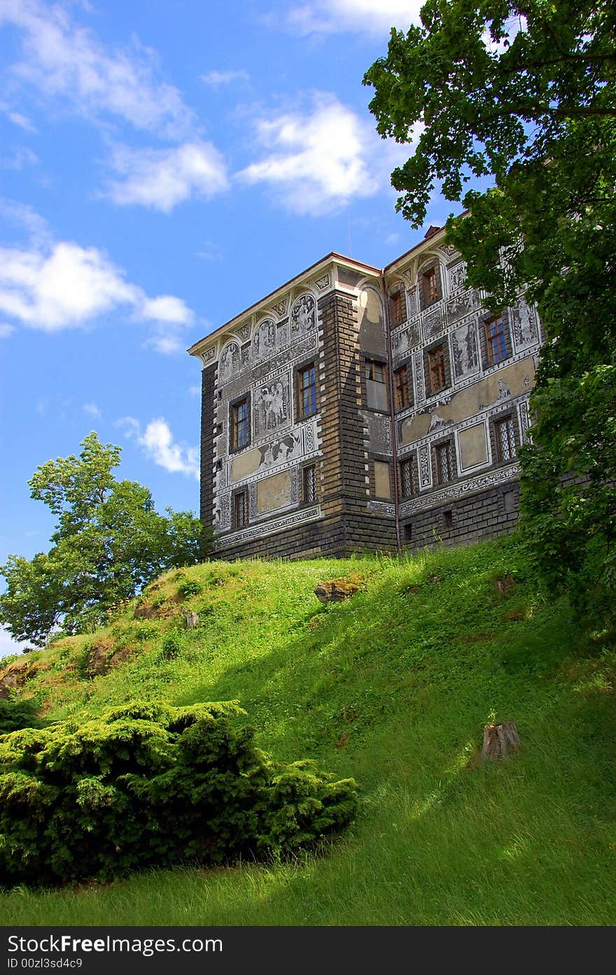 Castle of Nelahozeves near the Prag,czech republic.