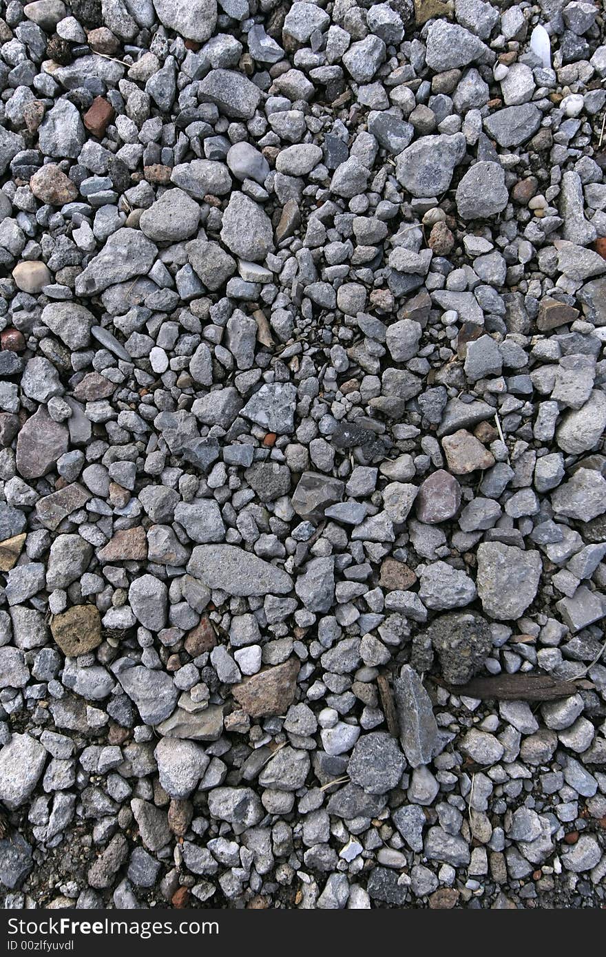 A carpet full of stones. A carpet full of stones