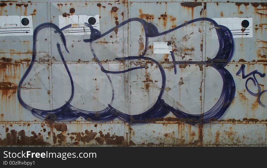 Photo of rusty old door. Photo of rusty old door.