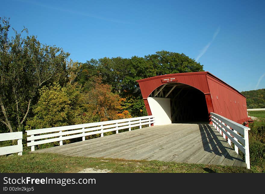 Hogback Covered Bridge In Madison County 2