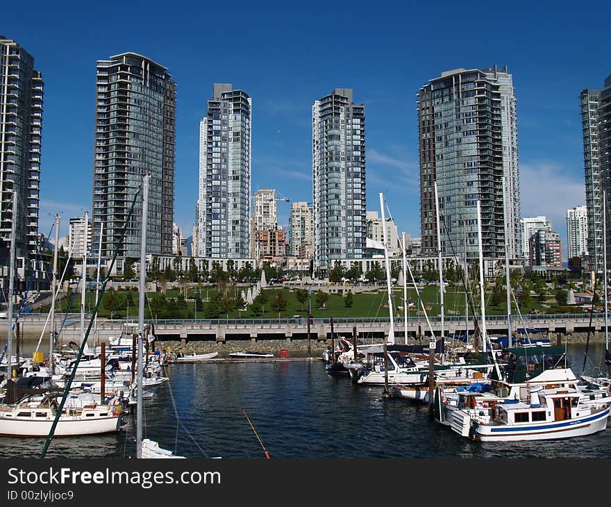 City view from water