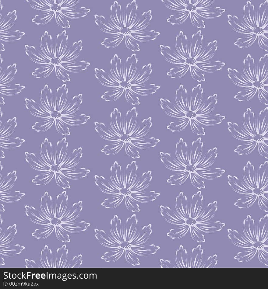 Seamless pattern with white abstract  flowers (can be repeated and scaled in any size). Seamless pattern with white abstract  flowers (can be repeated and scaled in any size)