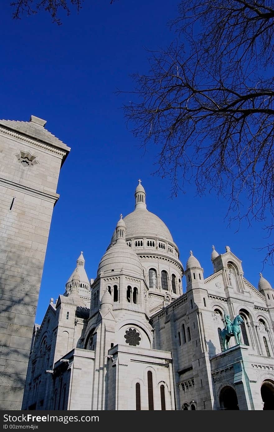 Montmartre. Sacre Coeur. Paris, France. Montmartre. Sacre Coeur. Paris, France.