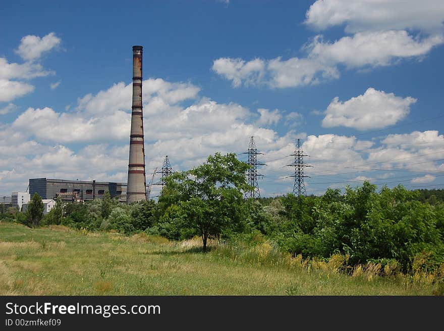 Power plant. Kiev,Ukraine