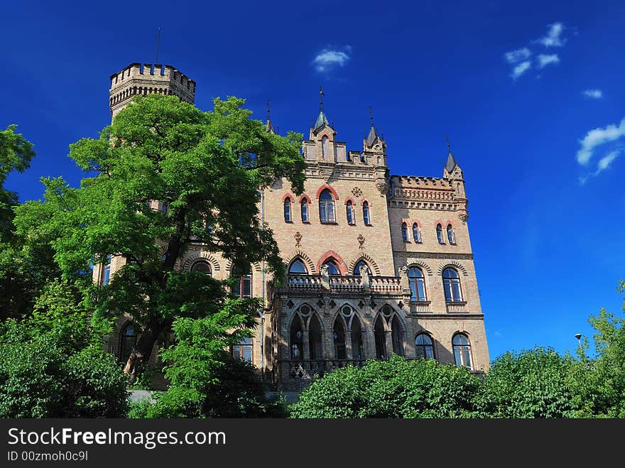 Neogothic mansion in Vilnius, Lithuania. Neogothic mansion in Vilnius, Lithuania