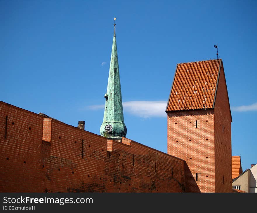 Riga-capital of Latvia. medieval architecture. Riga-capital of Latvia. medieval architecture