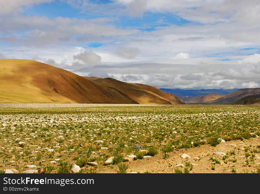 The scene of tibet