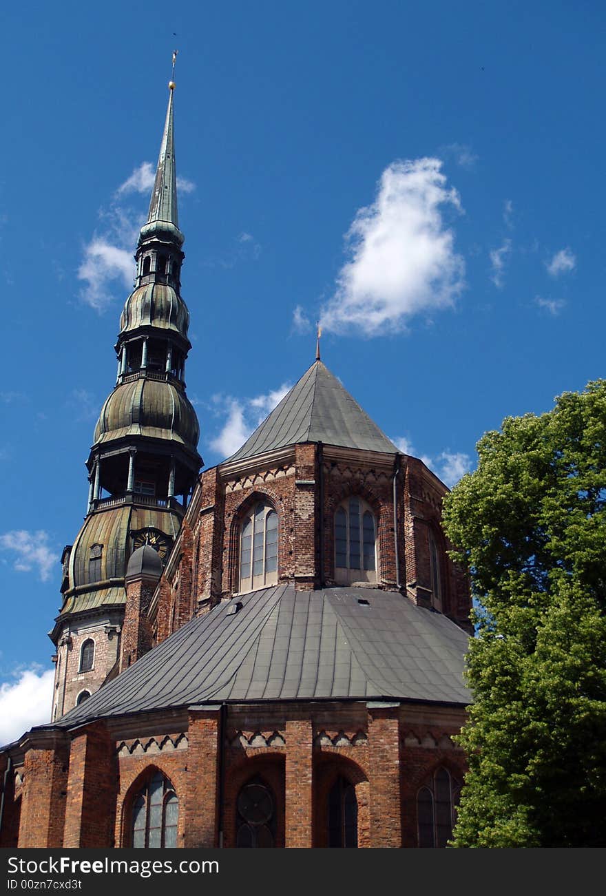 Riga-capital of Latvia. medieval architecture. Riga-capital of Latvia. medieval architecture