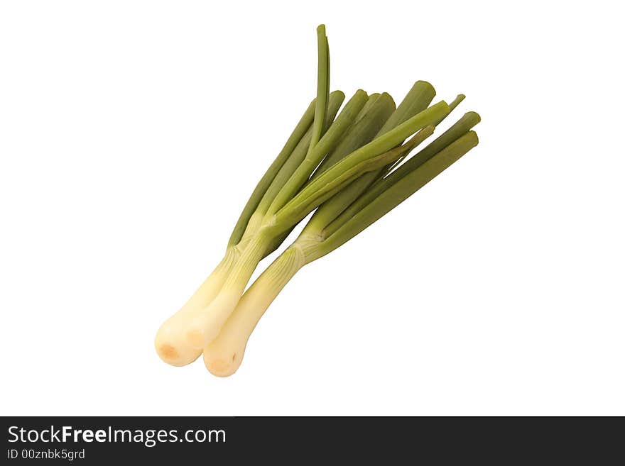 Close up of some green onions