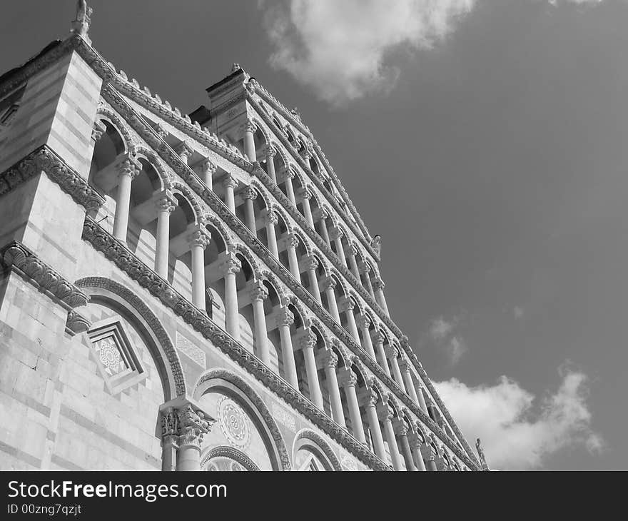 Cathedral of Pisa (B&W)