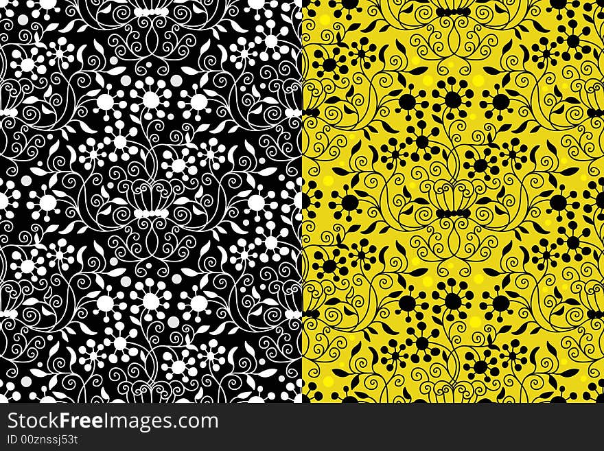 Seamless background from a floral ornament, Fashionable modern wallpaper or textile. Seamless background from a floral ornament, Fashionable modern wallpaper or textile