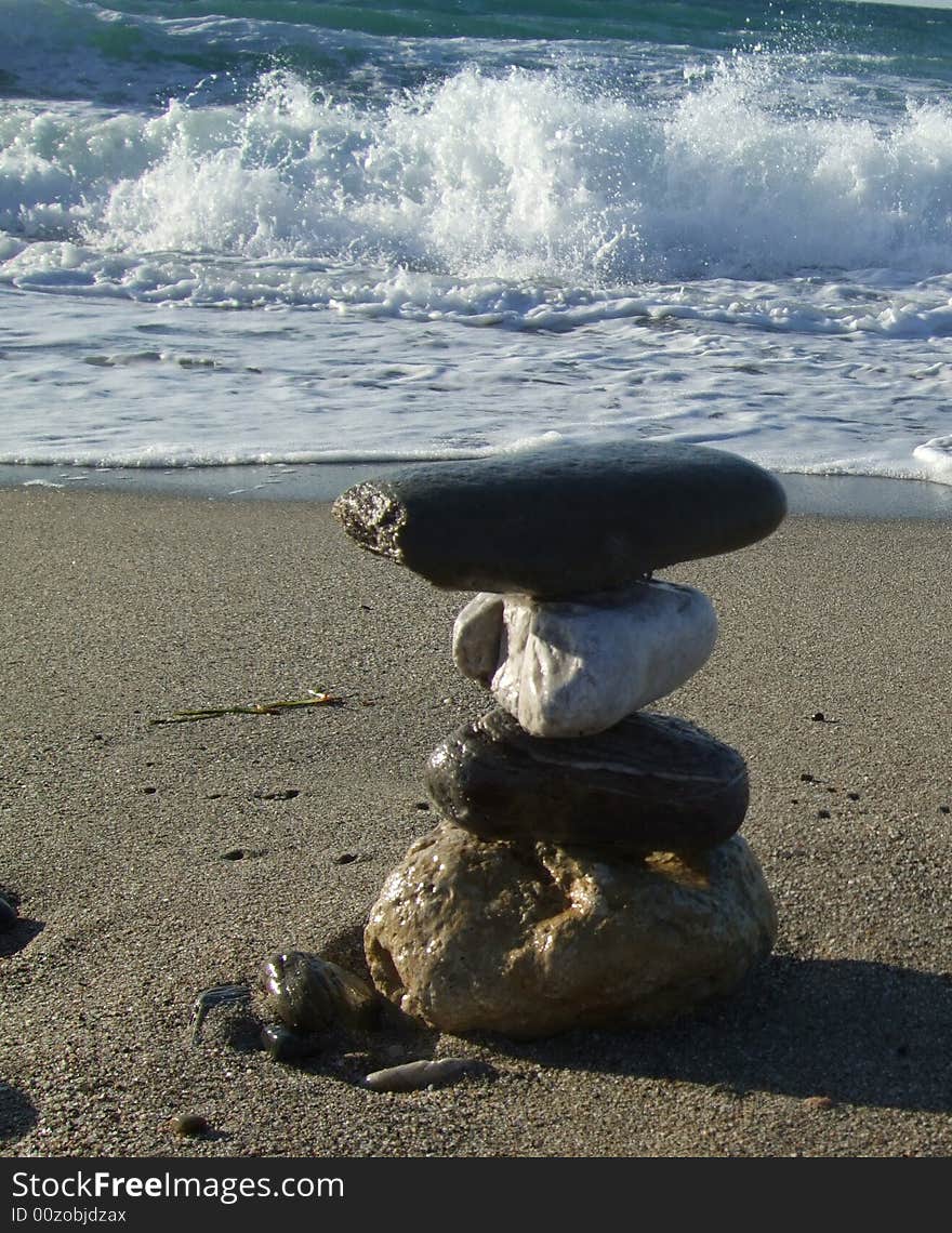 Pebble stack