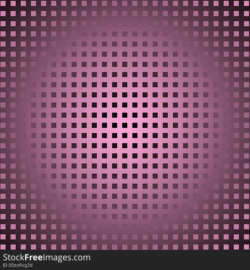 Abstract background with circle and squares