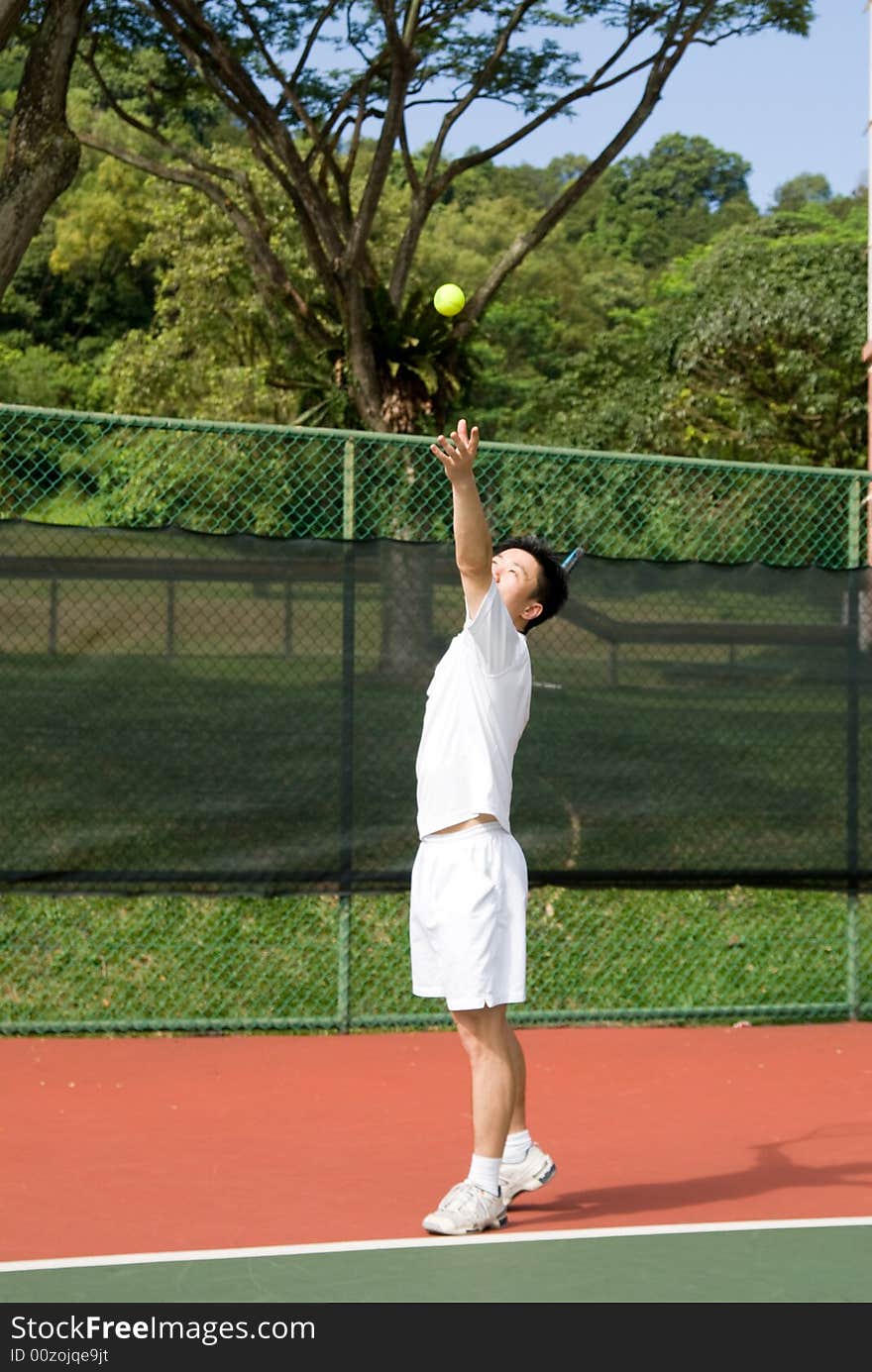 Aisan Tennis Player