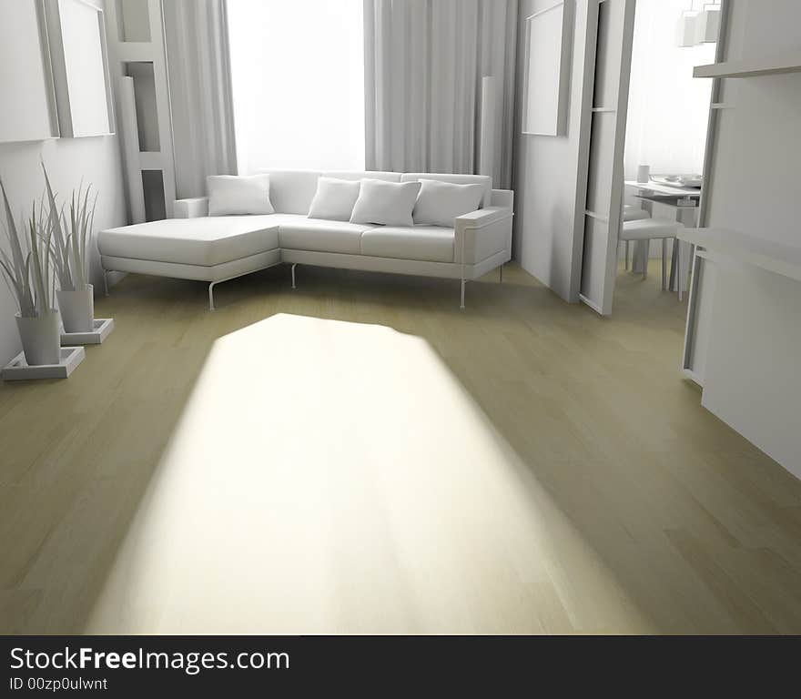 Light room modern 3 d exclusive design