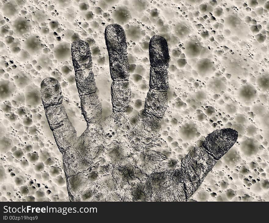 Ancient Hand Imprint