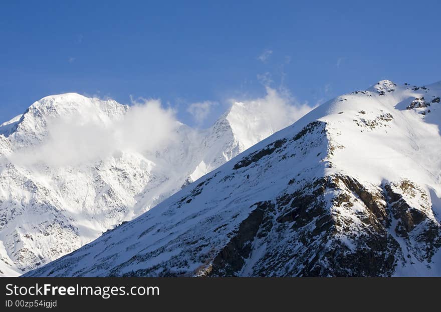 Cheget. Caucasus Mountains in spring