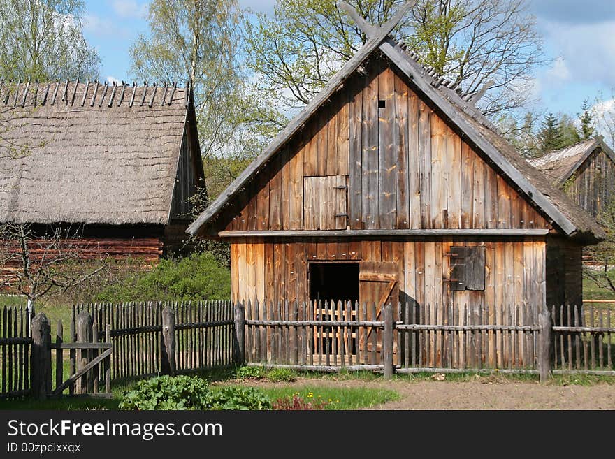 Photo of old village (cottage)