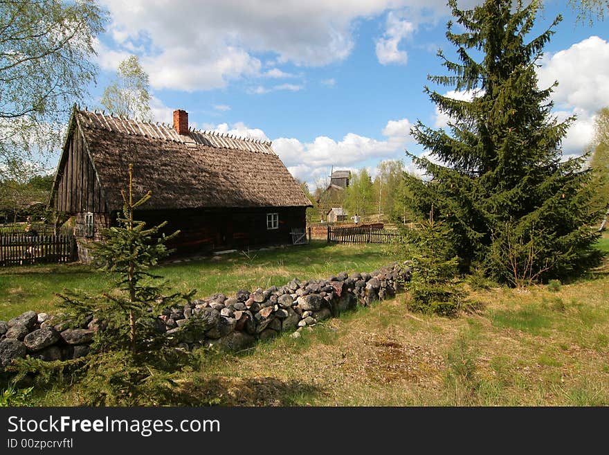 Photo of old village (cottage)