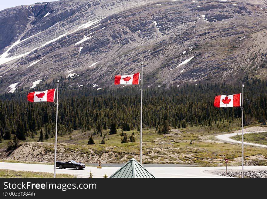 Glacier and mountains around the Columbia Icefields in Jasper National Park. Glacier and mountains around the Columbia Icefields in Jasper National Park.