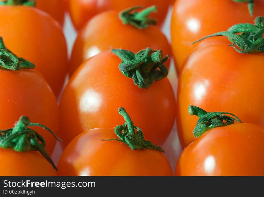 Group Of Red Tomatoes