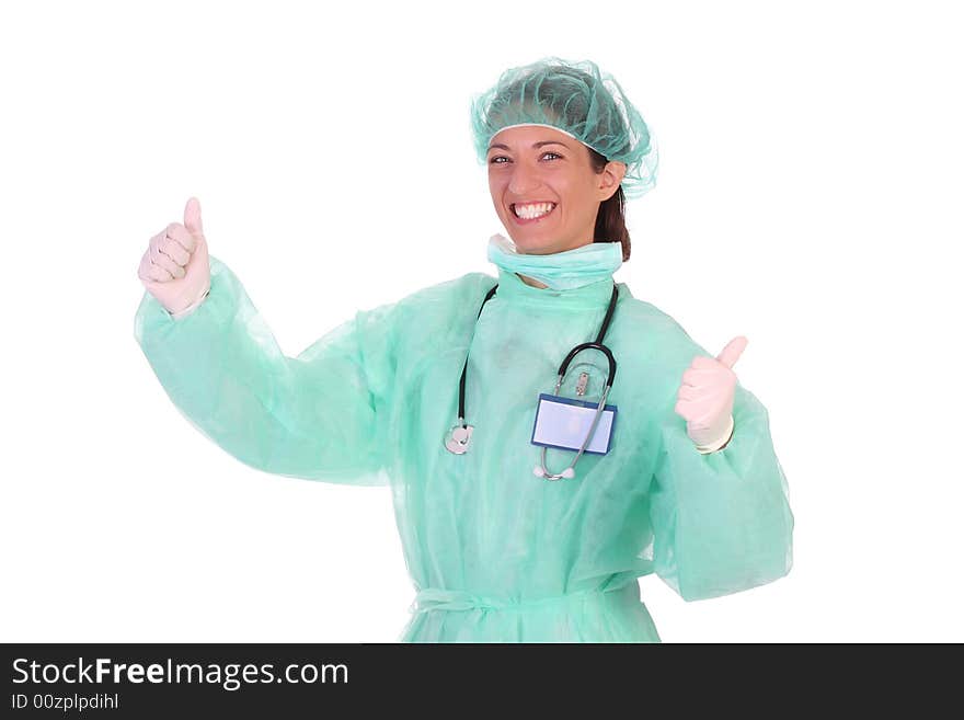 Successful healthcare worker