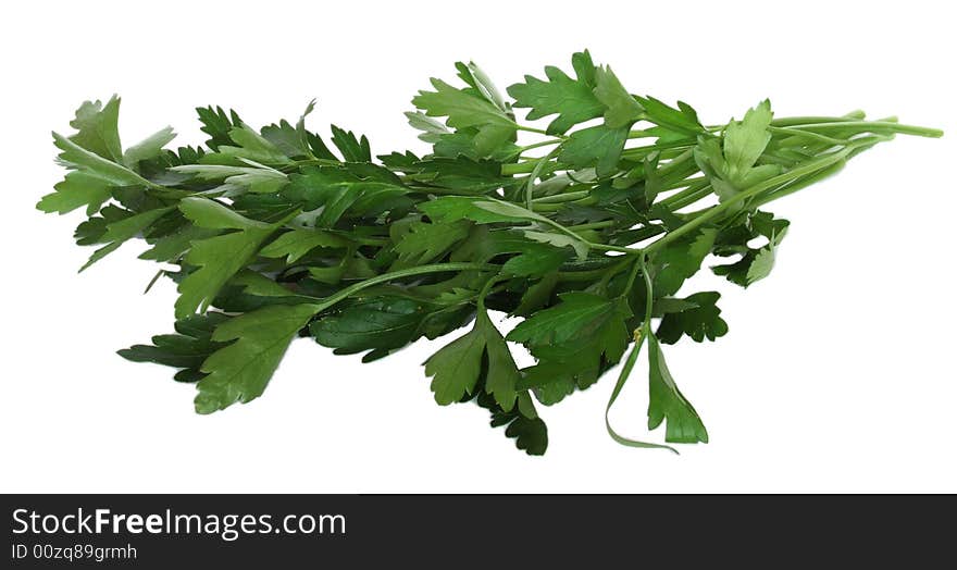 Cooking garden greenery greens parsley spice stuff vegetables isolated food