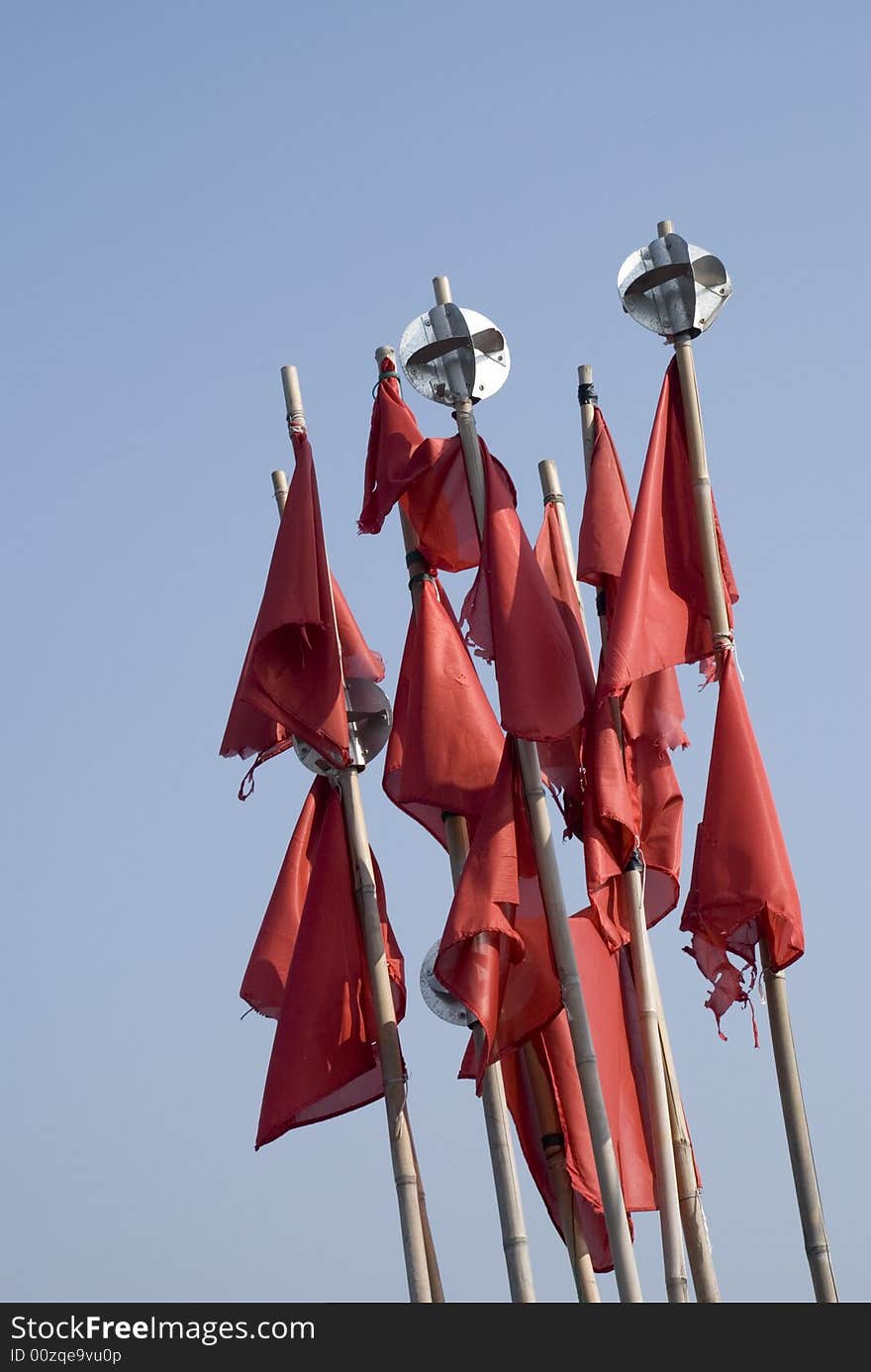 Some red flags in the habour