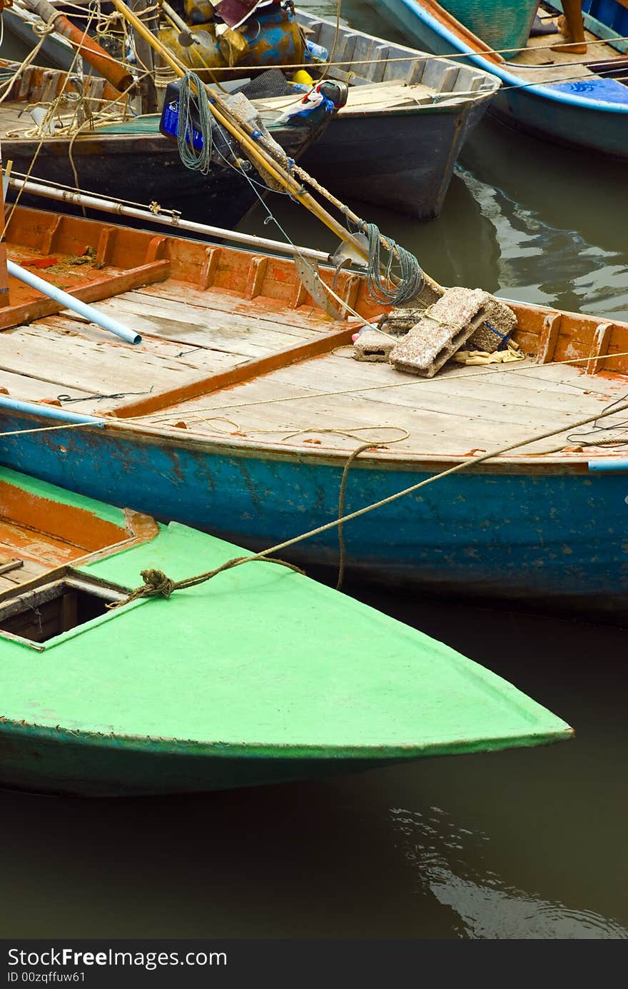 Fishing Boats in the Harbor