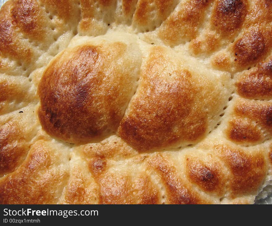 Surface of pita, rosy wheaten bread. Macro. Surface of pita, rosy wheaten bread. Macro.