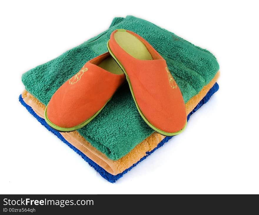 Slippers and towels 2